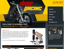 Tablet Screenshot of dorrracing.com